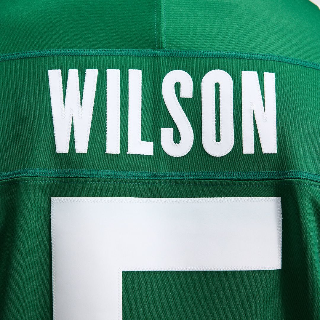 Garrett Wilson New York Jets Nike Legacy Green Team Vapor F.U.S.E. Stitched Limited Jersey