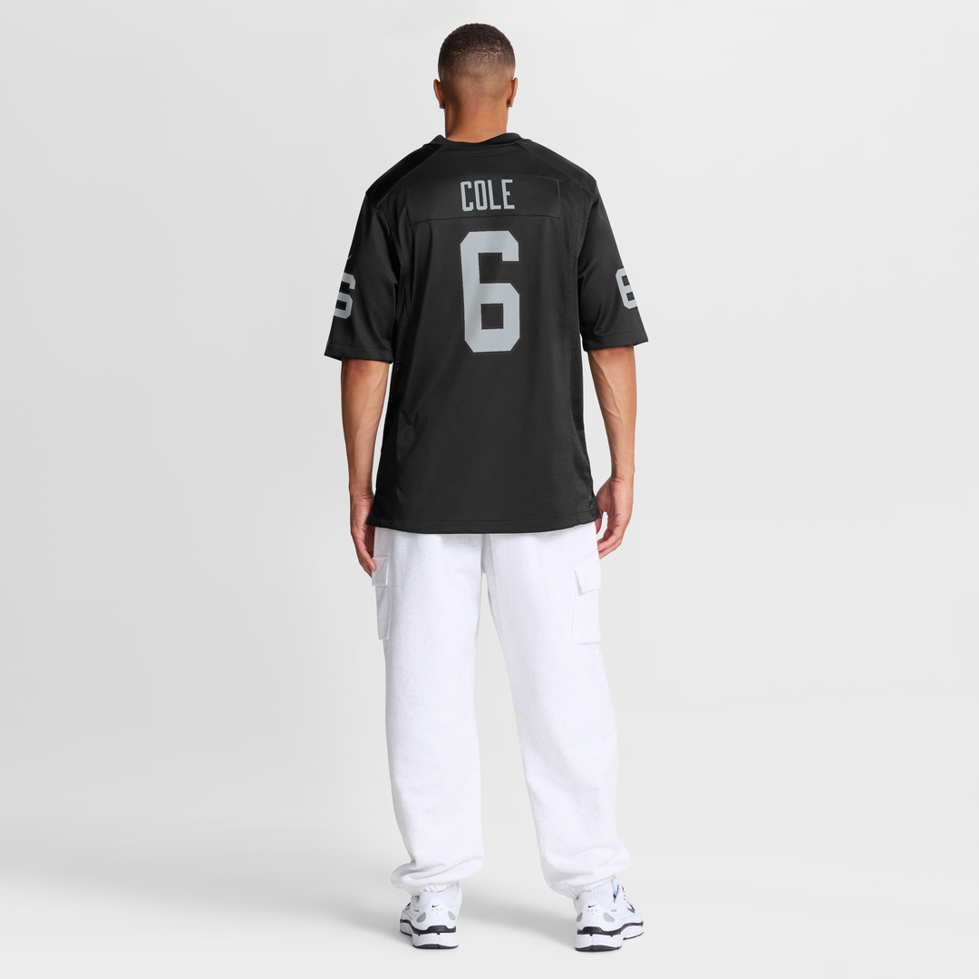 AJ Cole Las Vegas Raiders Nike Black Game Jersey