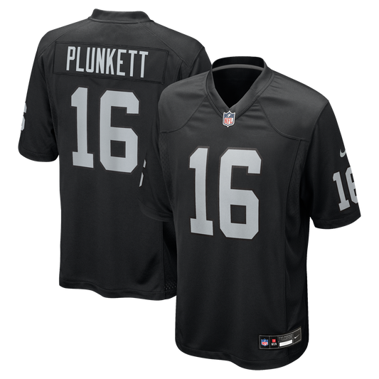 Jim Plunkett Las Vegas Raiders Nike Black Game Retired Player Jersey