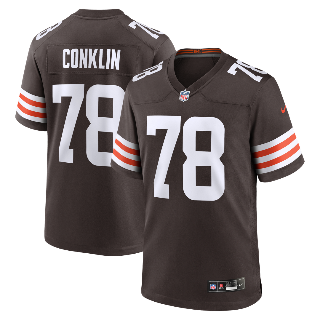 Jack Conklin Cleveland Browns Nike Brown Game Player Jersey