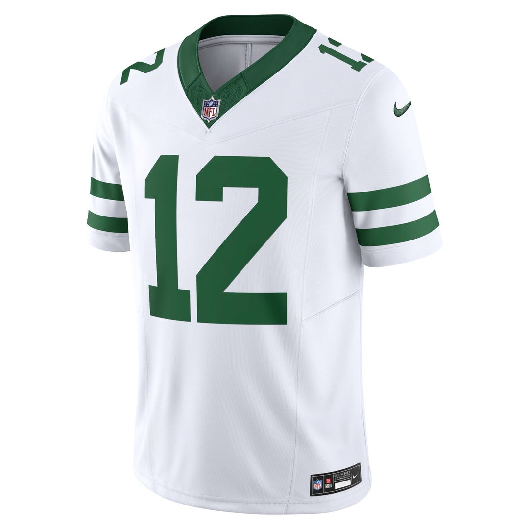 Joe Namath New York Jets Nike Legacy White Vapor F.U.S.E. Limited Jersey