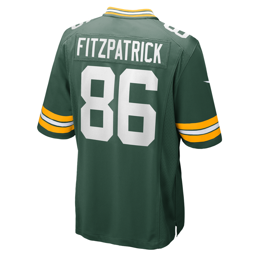 John FitzPatrick Green Bay Packers Nike Green Team Game Jersey