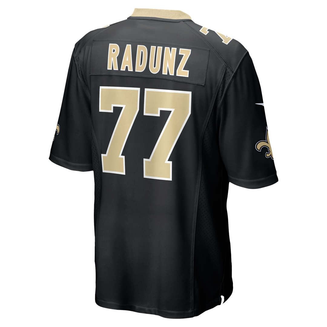 Dillon Radunz New Orleans Saints Nike Black Team Game Jersey