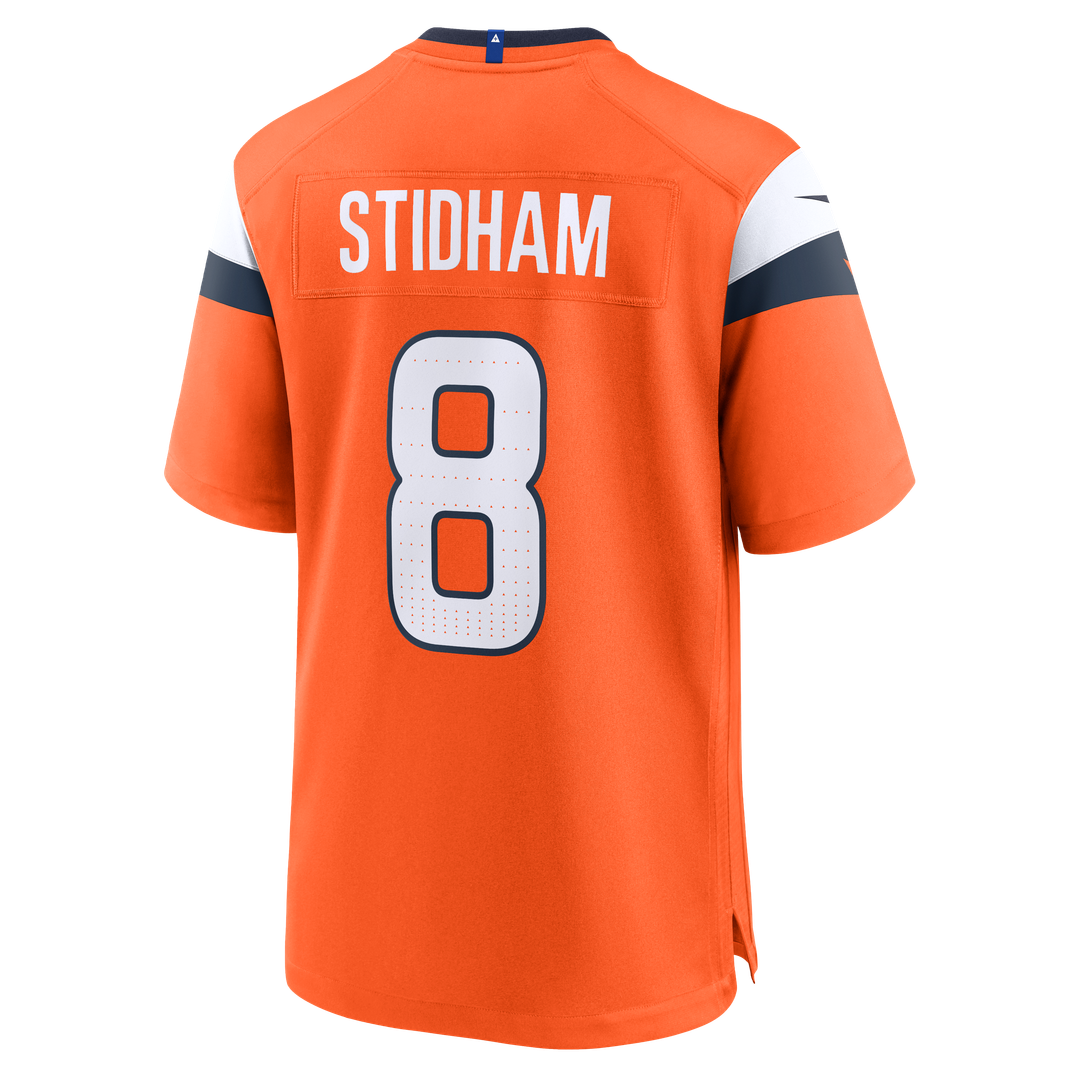 Jarrett Stidham Denver Broncos Nike Orange Team Game Jersey