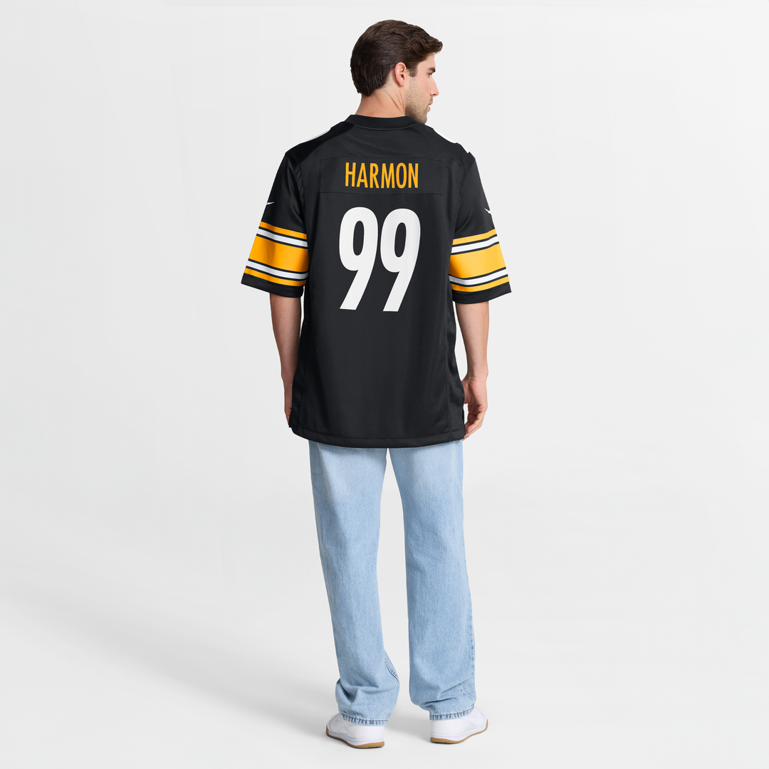 Derrick Harmon Pittsburgh Steelers Nike Black Game Player Jersey
