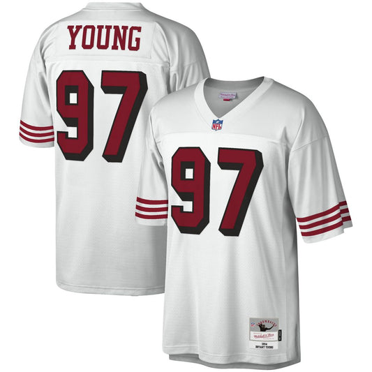 Bryant Young San Francisco 49ers Mitchell & Ness White Legacy Replica Jersey