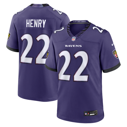 Derrick Henry Baltimore Ravens Nike Purple Team Game Jersey