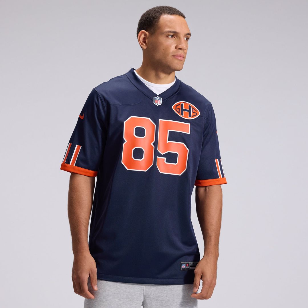 Cole Kmet Chicago Bears Nike Navy 2026 Rivalries Collection Game Jersey