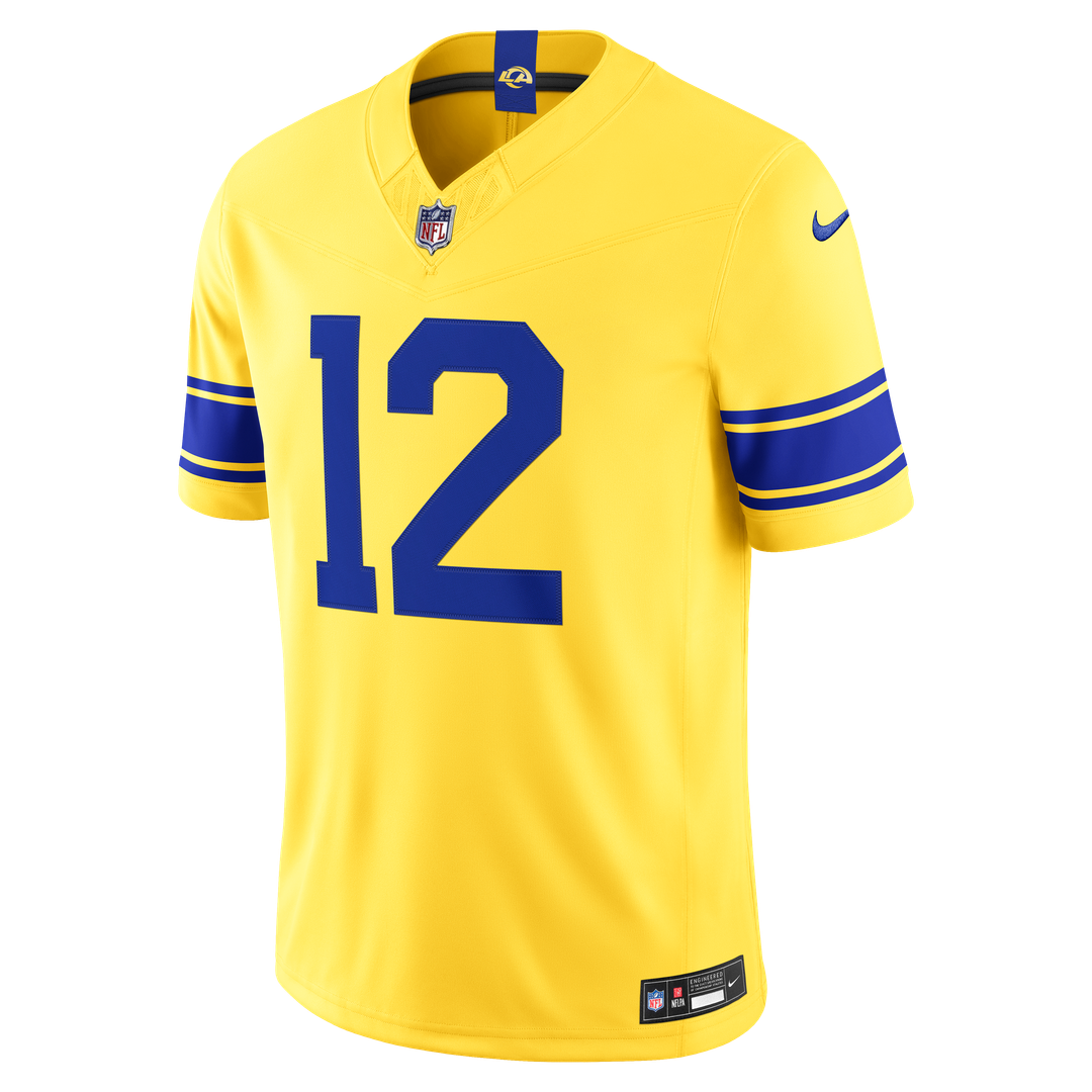 Puka Nacua Los Angeles Rams Nike Royal Team Vapor F.U.S.E. Stitched Limited Jersey