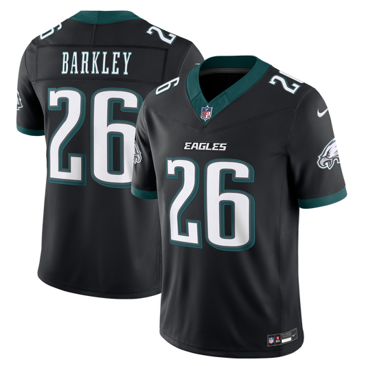 Saquon Barkley Philadelphia Eagles Nike Black Alternate Vapor F.U.S.E. Stitched Limited Jersey