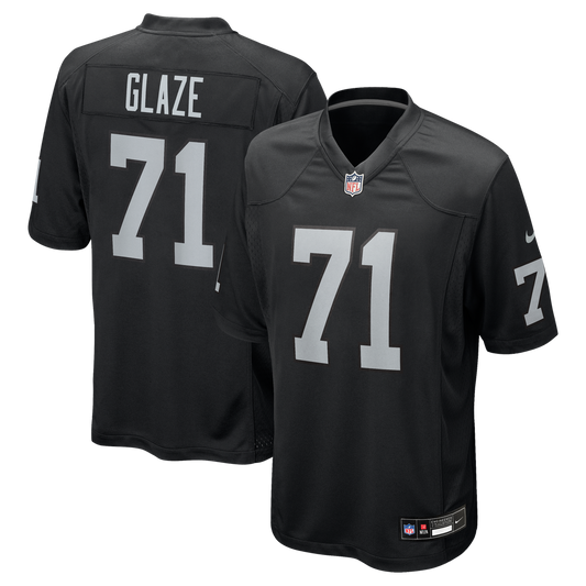 DJ Glaze Las Vegas Raiders Nike Black Team Game Jersey