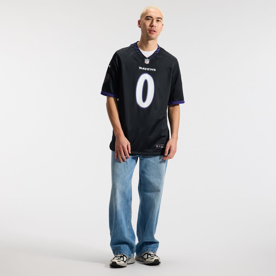 Roquan Smith Baltimore Ravens Nike Black Alternate Game Jersey