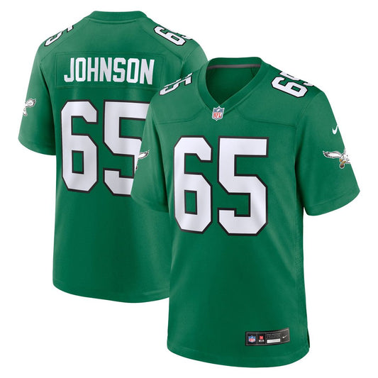 Lane Johnson Philadelphia Eagles Nike Kelly Green Alternate Game Jersey
