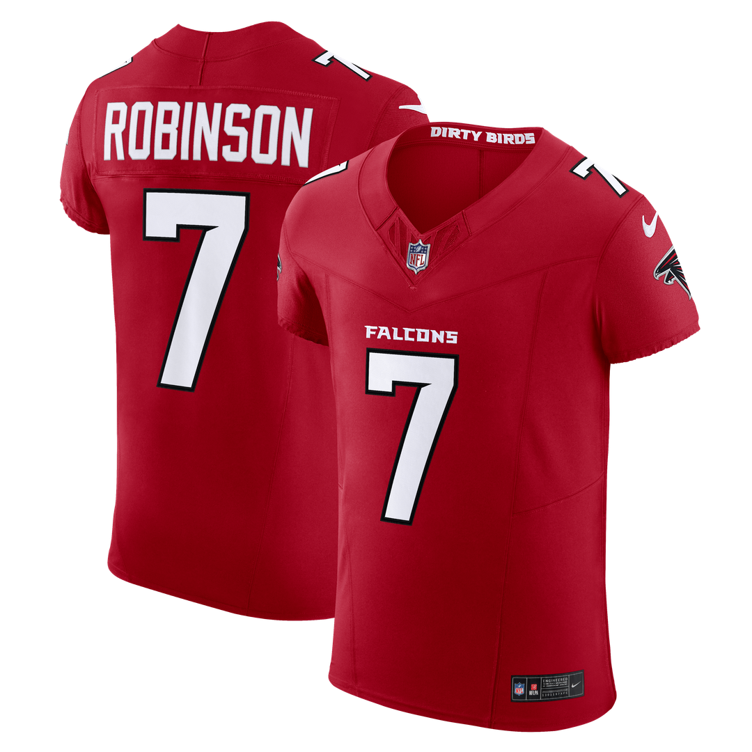 Bijan Robinson Atlanta Falcons Nike Red Team Vapor F.U.S.E. Elite Jersey