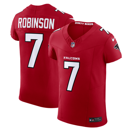 Bijan Robinson Atlanta Falcons Nike Red Team Vapor F.U.S.E. Elite Jersey