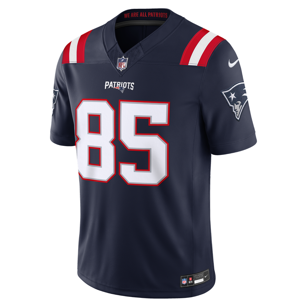 Hunter Henry New England Patriots Nike Navy Team Vapor F.U.S.E. Stitched Limited Jersey