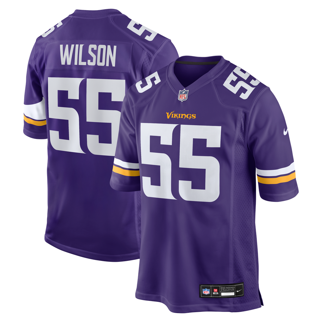 Eric Wilson Minnesota Vikings Nike Purple Team Game Jersey