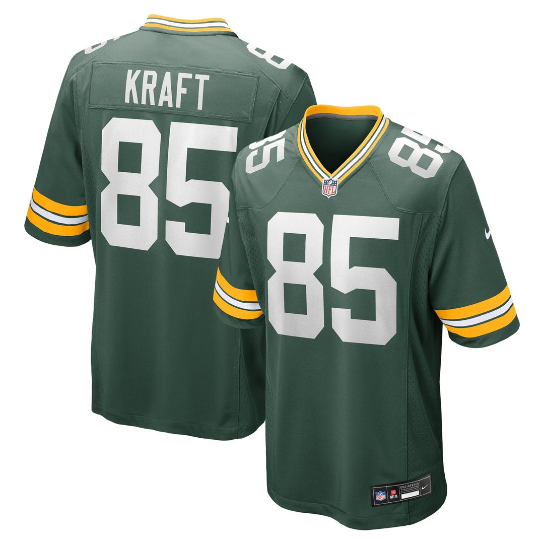 Tucker Kraft Green Bay Packers Nike Navy Alternate Game Jersey