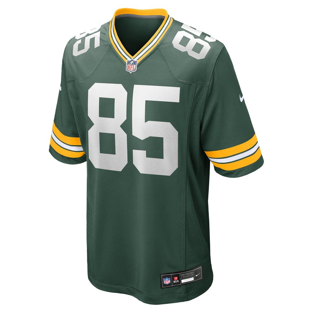 Tucker Kraft Green Bay Packers Nike Navy Alternate Game Jersey
