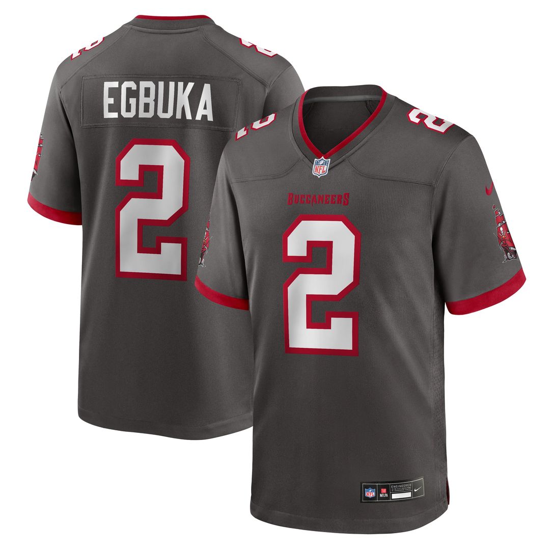 Emeka Egbuka Tampa Bay Buccaneers Nike Red Team Game Jersey