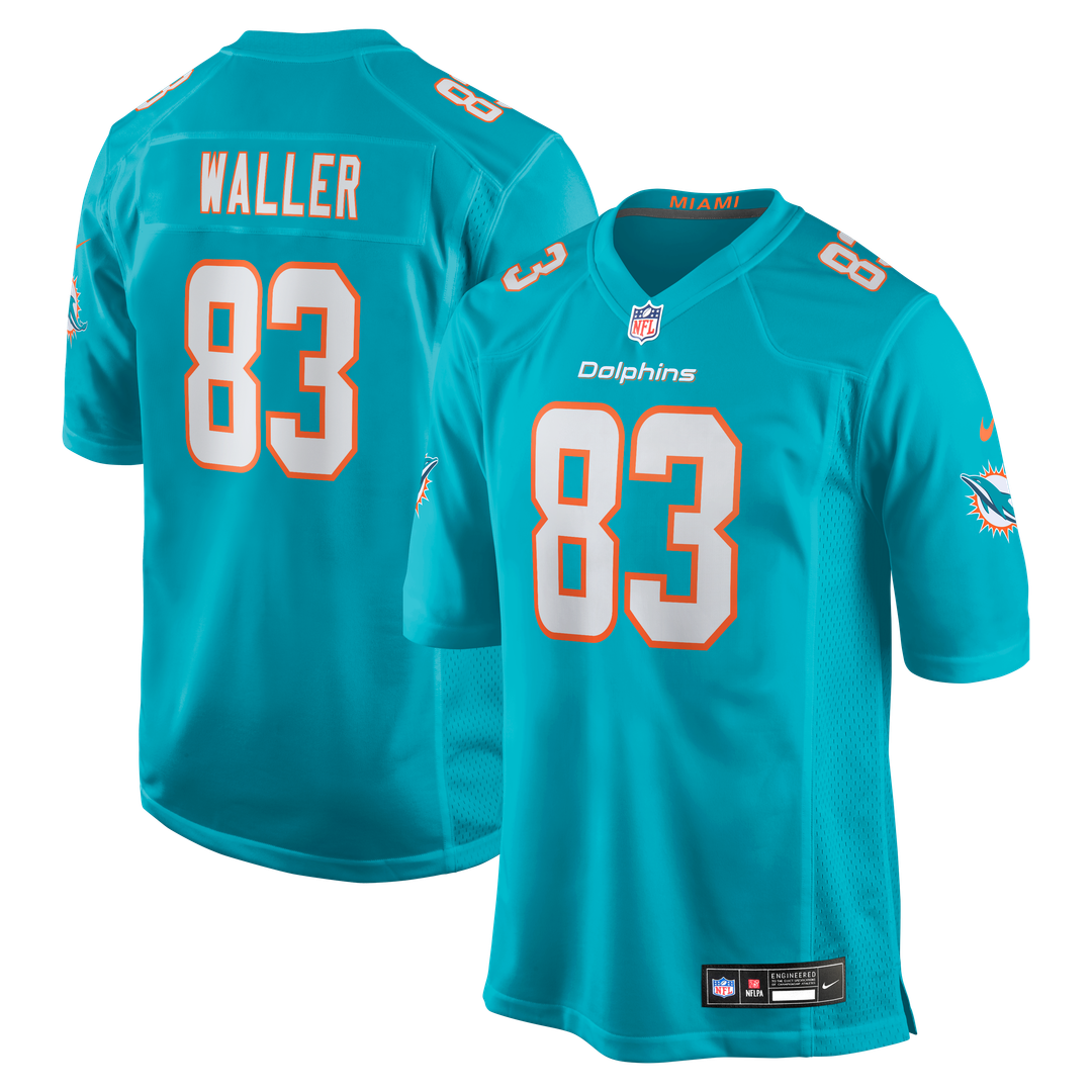 Darren Waller Miami Dolphins Nike Aqua Team Game Jersey