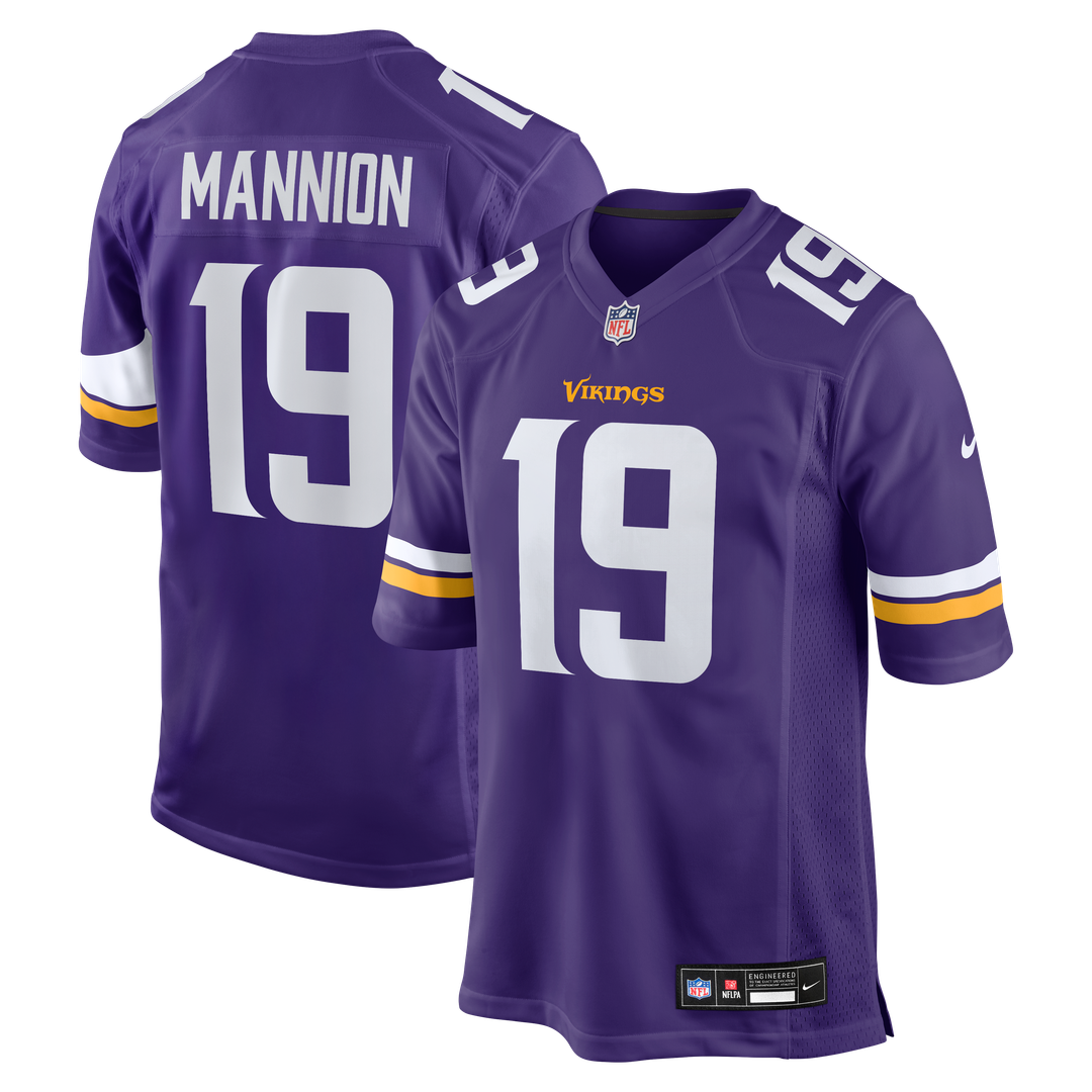 Sean Mannion Minnesota Vikings Nike Purple Game Jersey