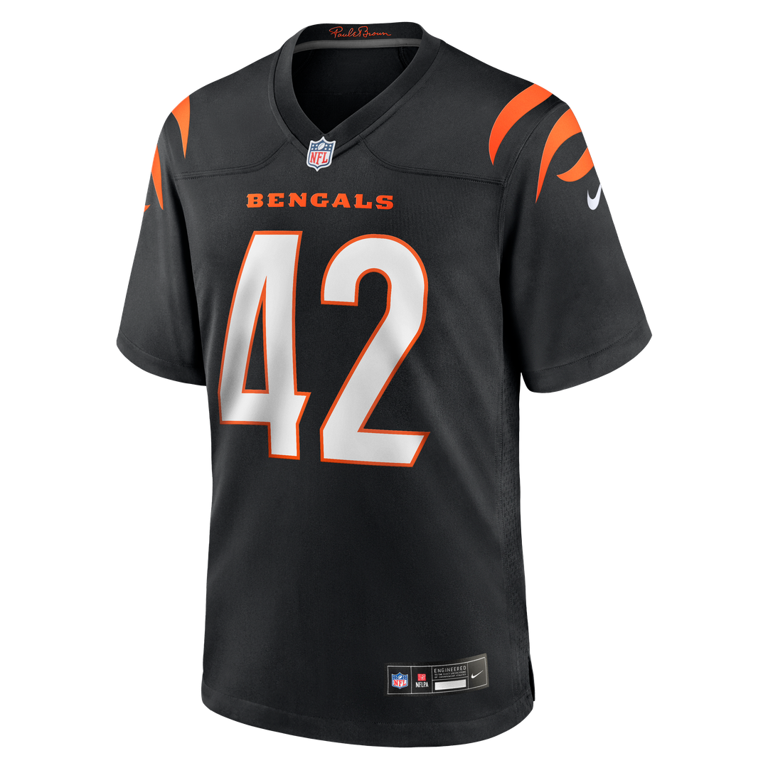 Oren Burks Cincinnati Bengals Nike Black Team Game Jersey