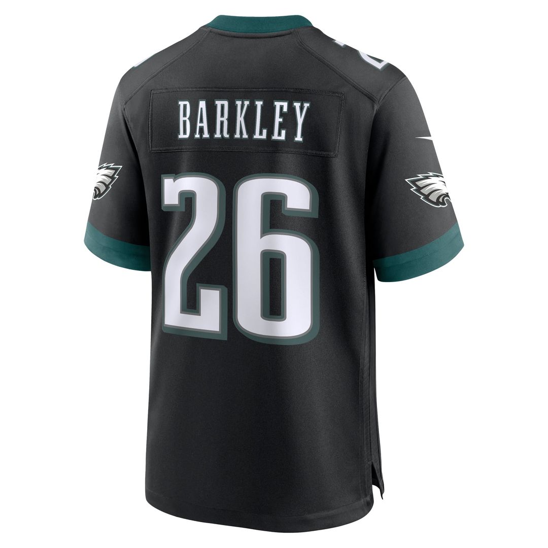 Saquon Barkley Philadelphia Eagles Nike Midnight Green Game Player Jersey
