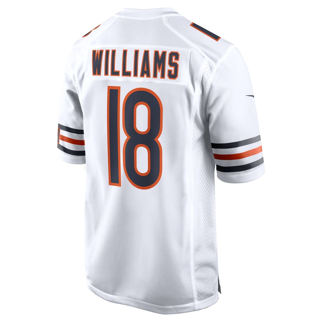 Caleb Williams Chicago Bears Nike White First Round Pick Player Game Jersey
