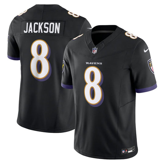 Lamar Jackson Baltimore Ravens Nike Black Vapor F.U.S.E. Limited Jersey