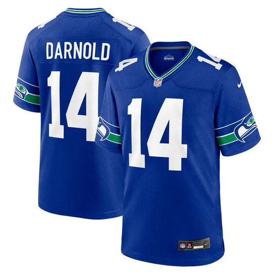 Sam Darnold Seattle Seahawks Nike Royal Alternate Game Player Jersey