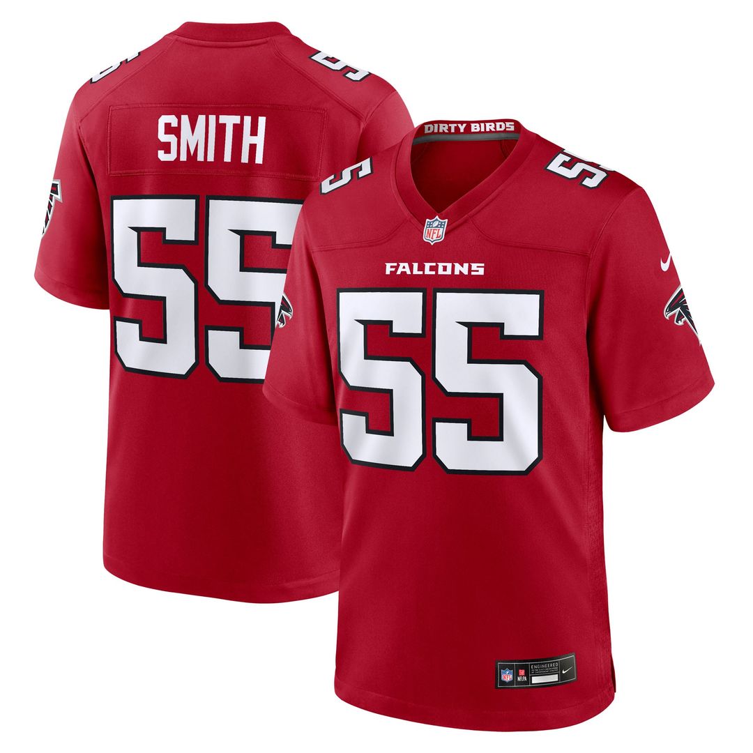 Za'Darius Smith Atlanta Falcons Nike Red Team Game Jersey
