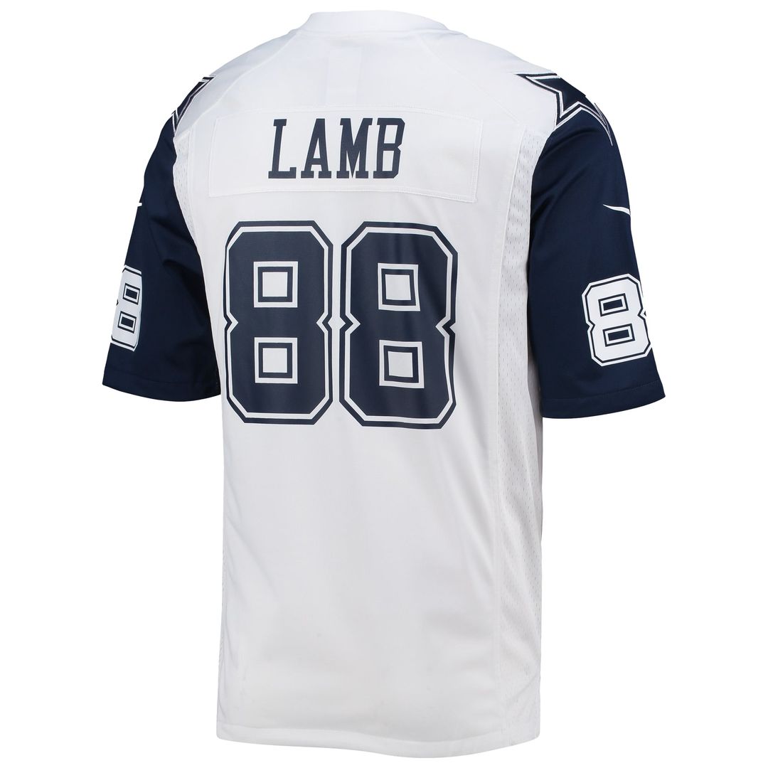 CeeDee Lamb Dallas Cowboys Nike White Alternate Game Team Jersey