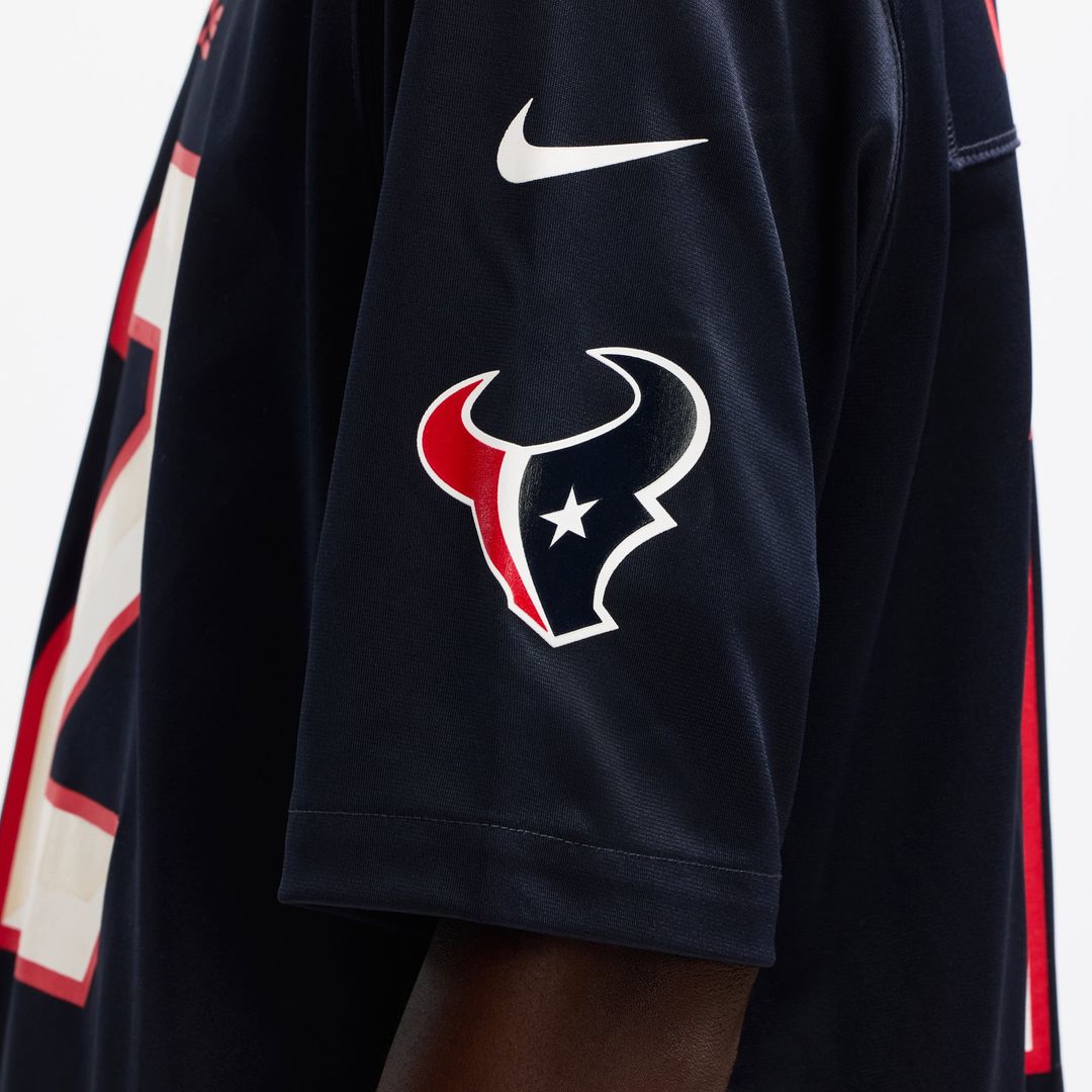 Nico Collins Houston Texans Nike Red Alternate Game Jersey