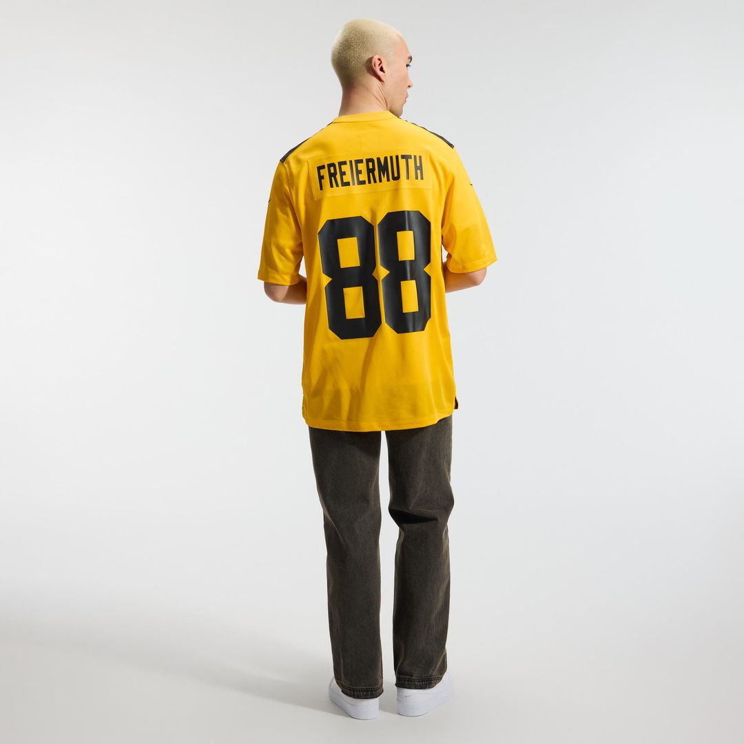 Pat Freiermuth Pittsburgh Steelers Nike Gold Alternate 1933 Throwback Game Jersey