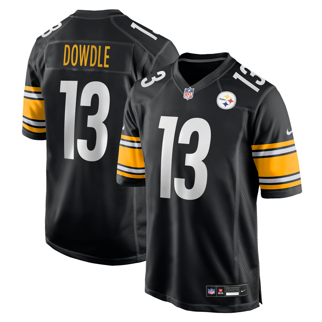 Rico Dowdle Pittsburgh Steelers Nike Black Game Jersey