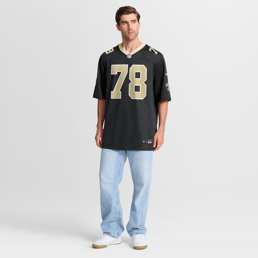 Erik McCoy New Orleans Saints Nike Black Game Jersey