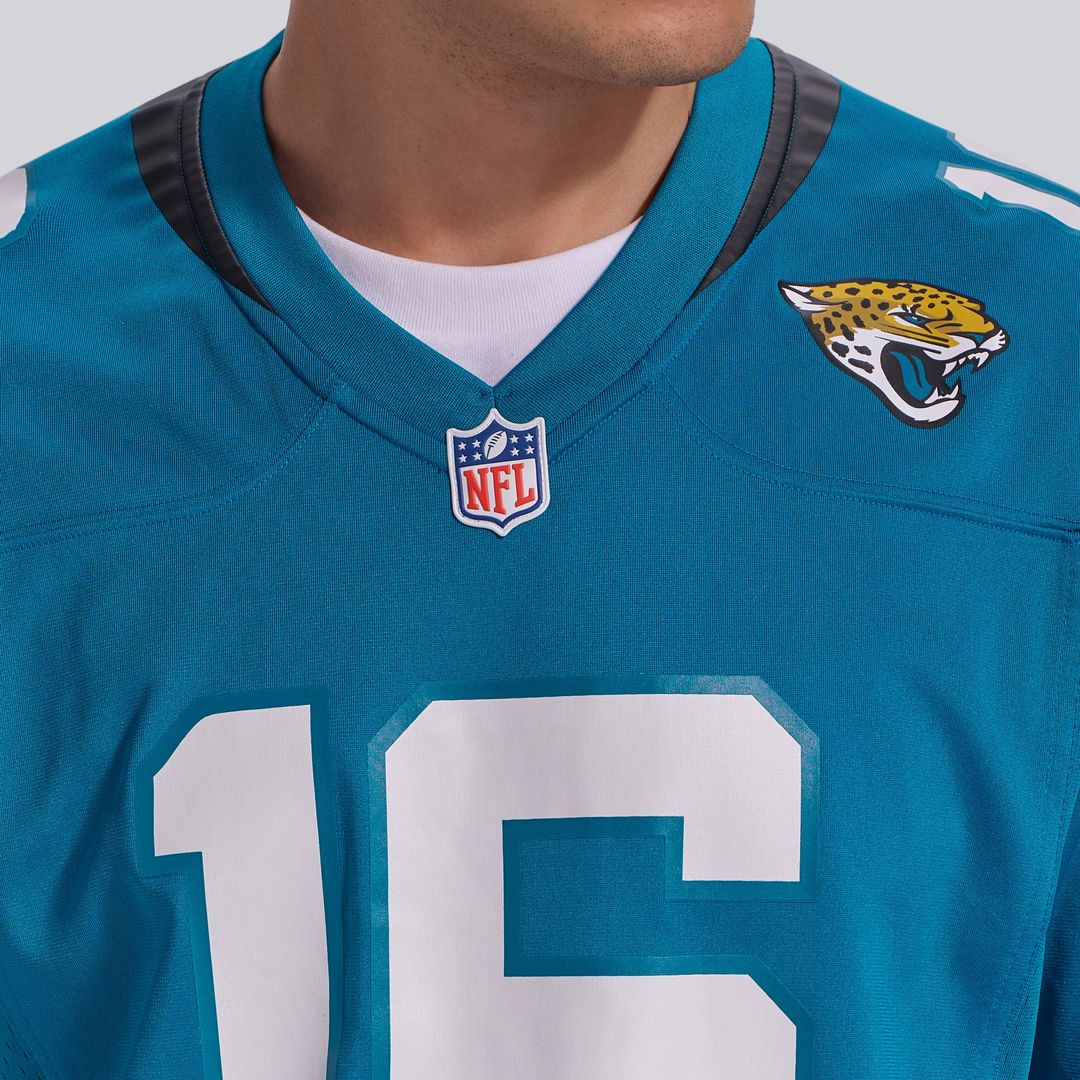 Trevor Lawrence Jacksonville Jaguars Nike Teal Home Game Jersey