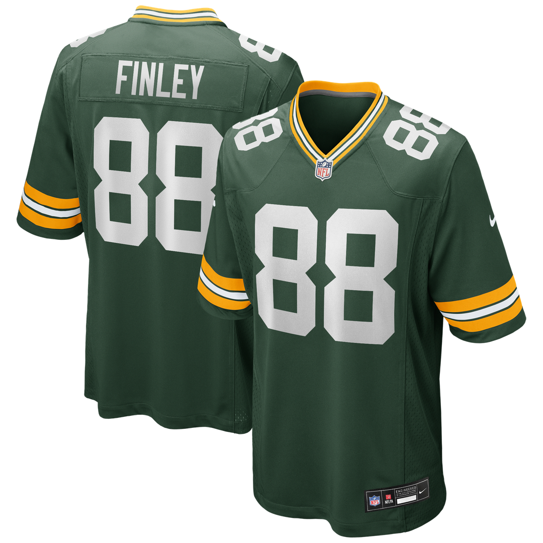 Jermichael Finley Green Bay Packers Nike Green Game Retired Player Jersey