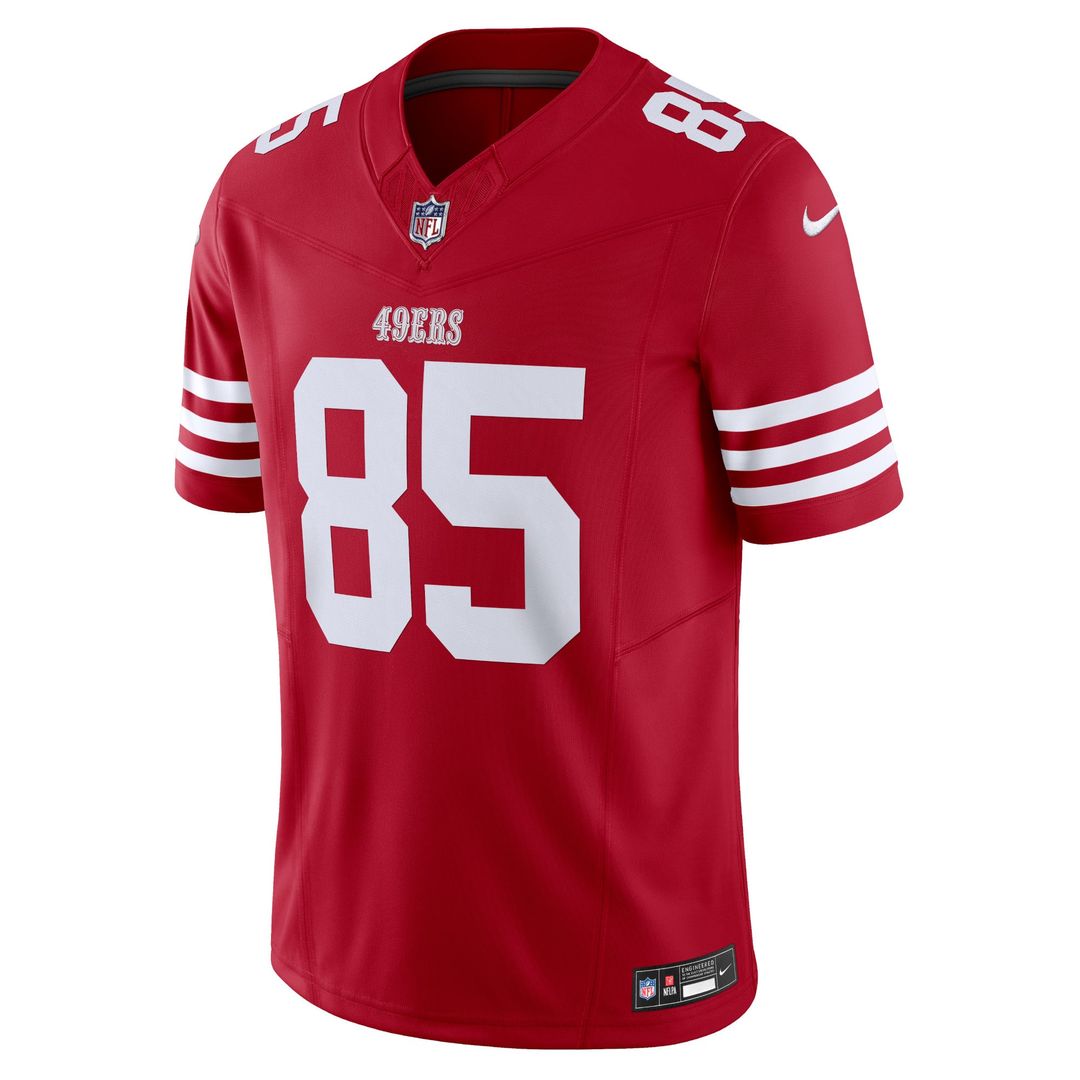 George Kittle San Francisco 49ers Nike Scarlet Vapor F.U.S.E. Limited Jersey