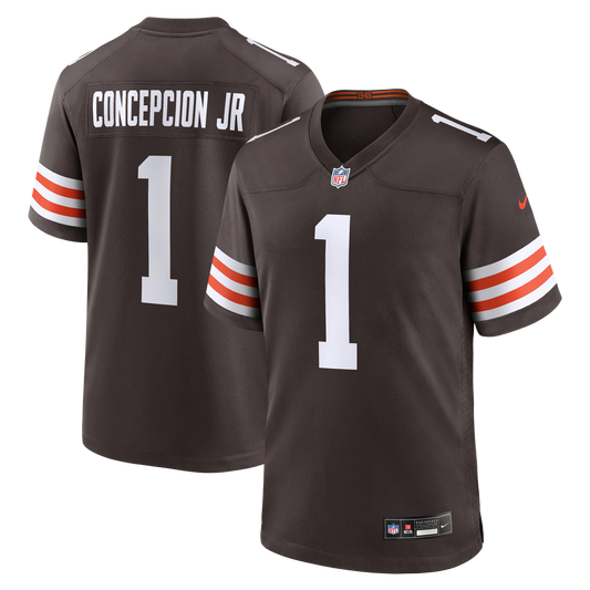 KC Concepcion Jr. Cleveland Browns Nike Brown Team Game Jersey
