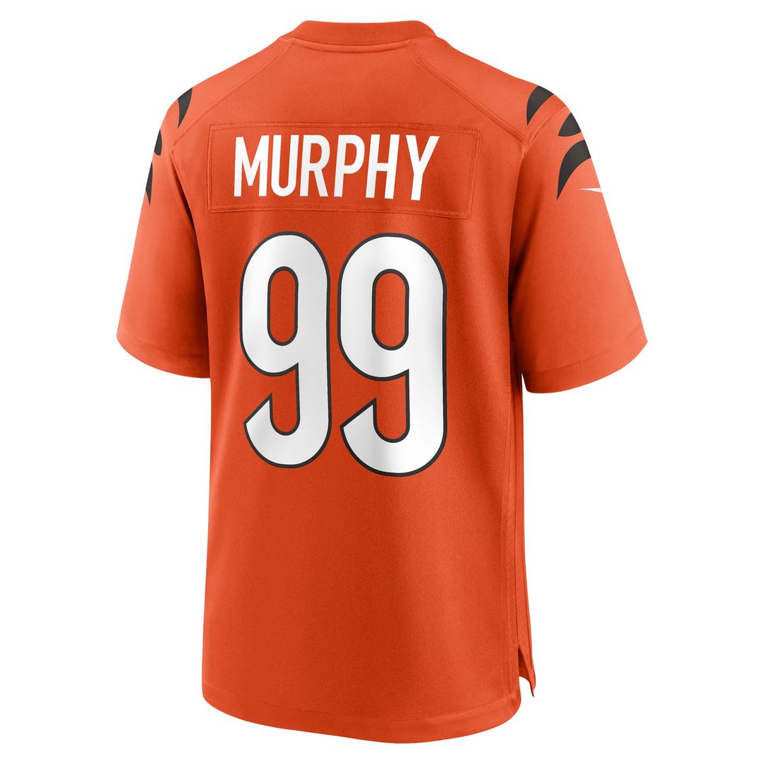 Myles Murphy Cincinnati Bengals Nike Orange Alternate Game Jersey