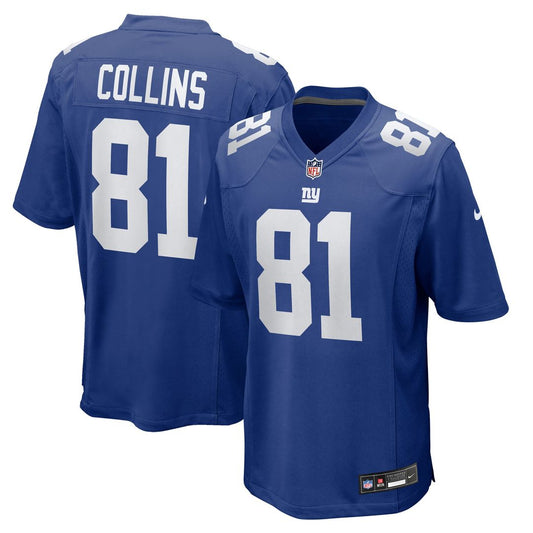 Beaux Collins New York Giants Nike Royal Team Game Jersey