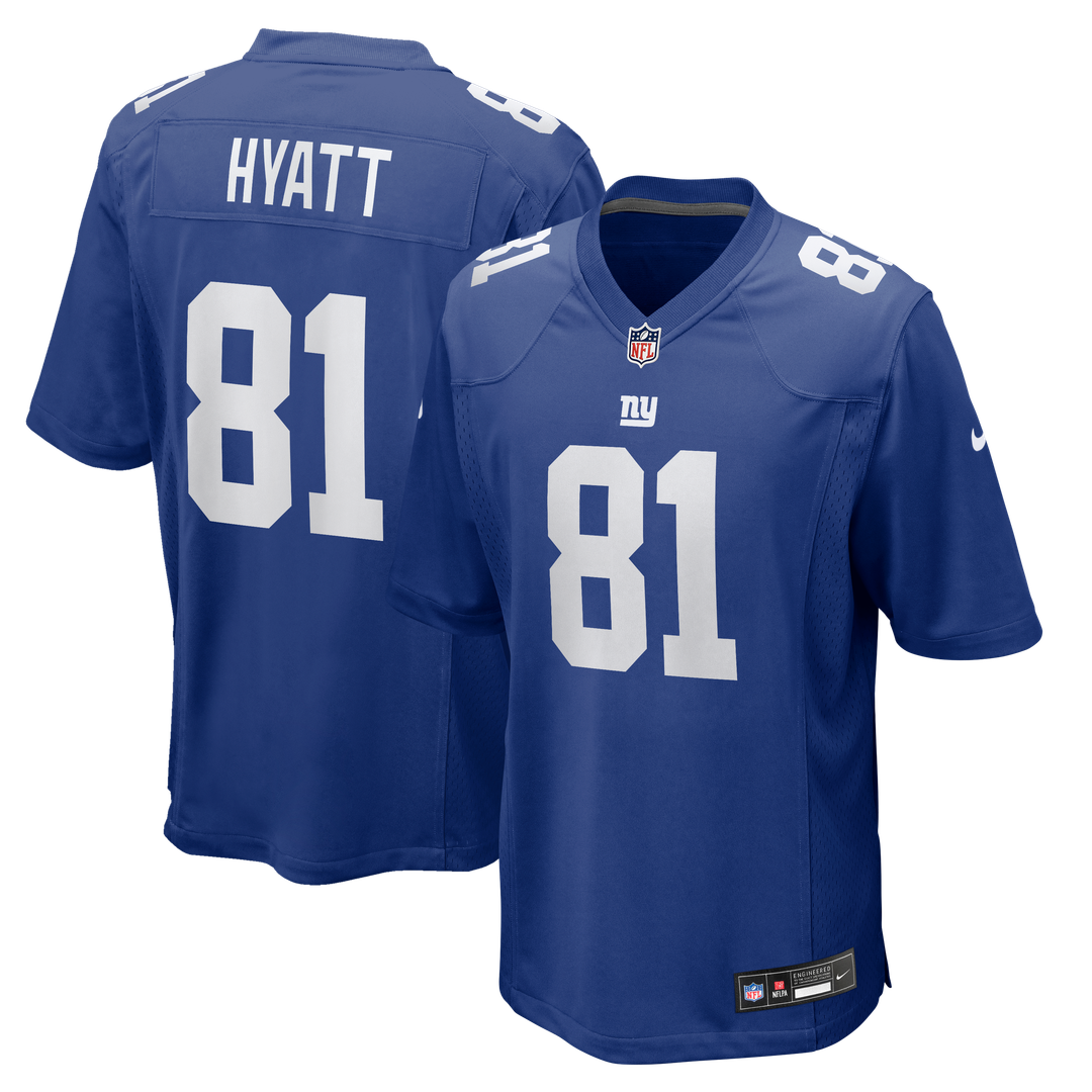Jalin Hyatt New York Giants Nike Royal Team Game Jersey