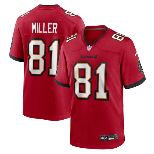 Ryan Miller Tampa Bay Buccaneers Nike Red Team Game Jersey
