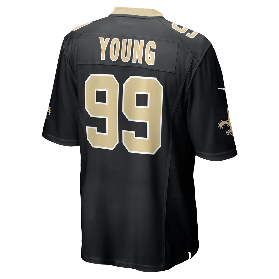Chase Young New Orleans Saints Nike Black Game Jersey