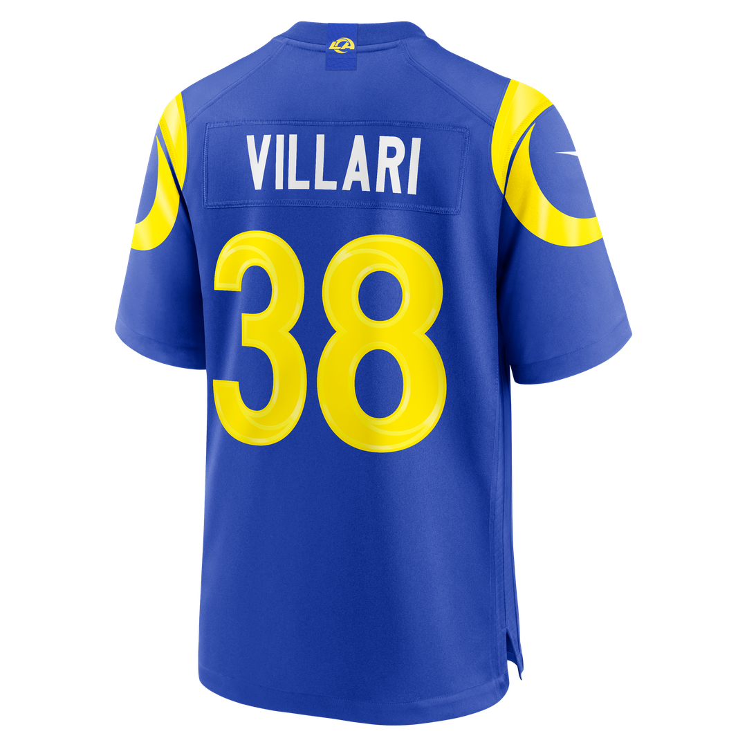 Dan Villari Los Angeles Rams Nike Royal Game Jersey
