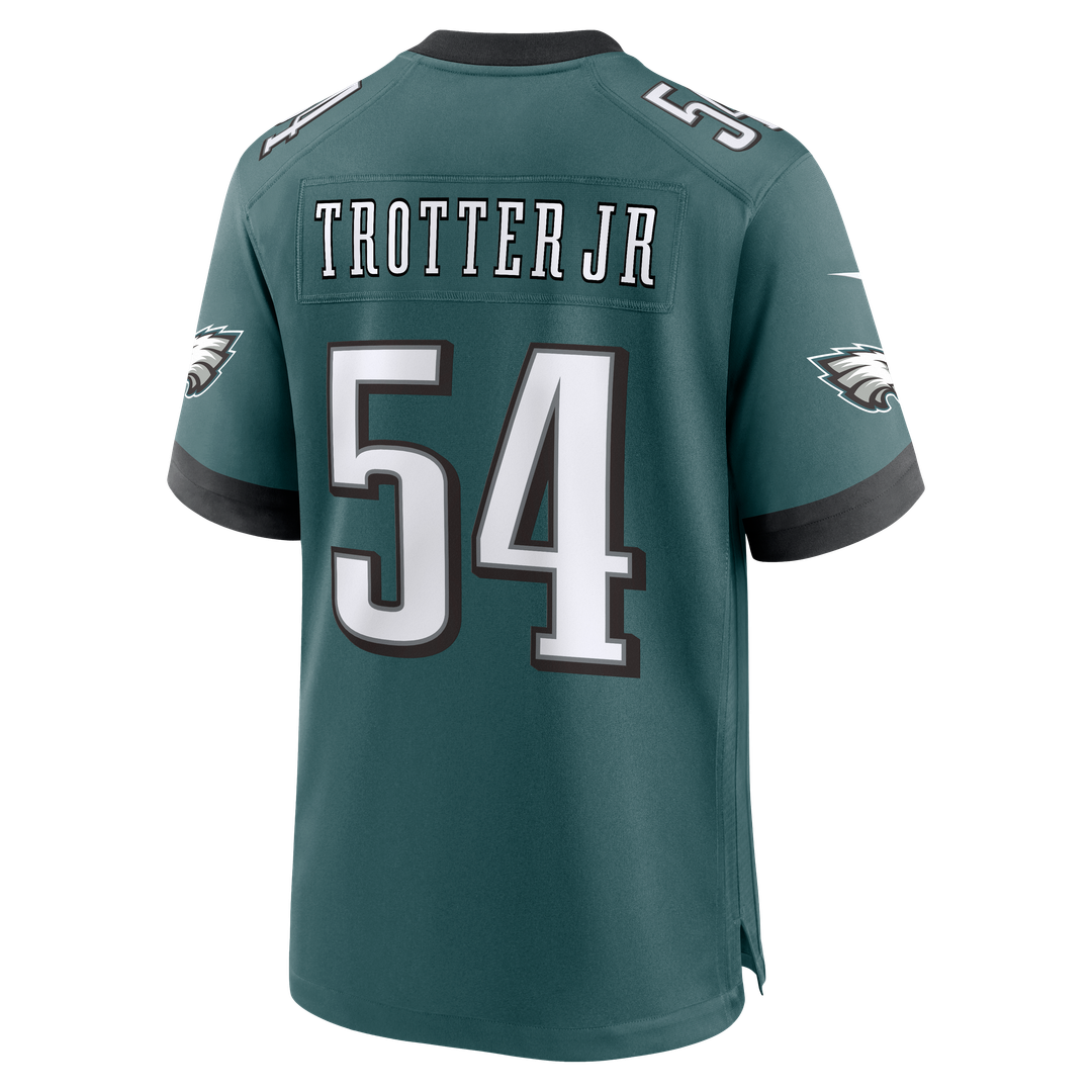 Jeremiah Trotter Jr. Philadelphia Eagles Nike Midnight Green Team Game Jersey