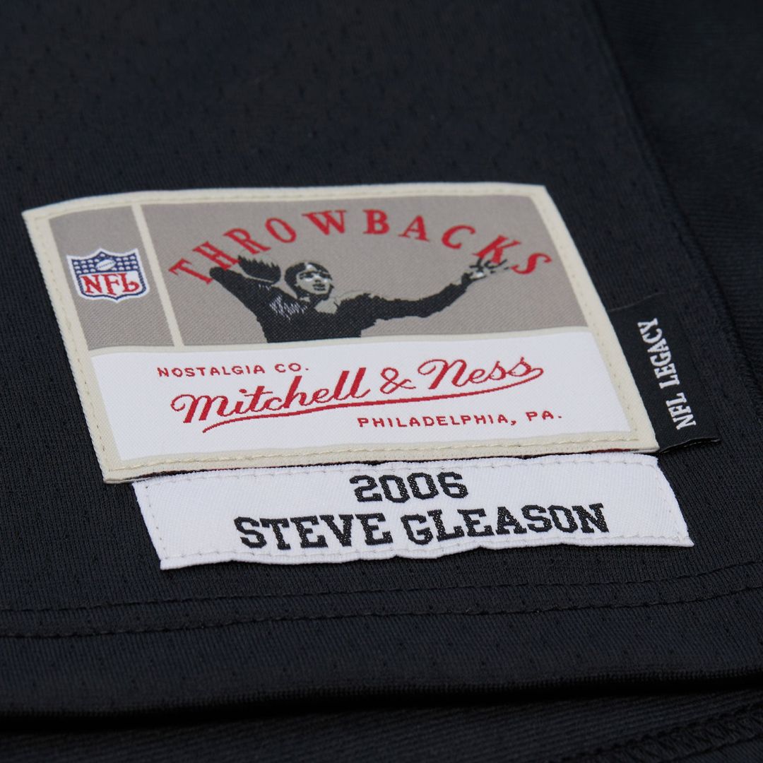 Steve Gleason New Orleans Saints Mitchell & Ness Black Legacy Replica Jersey
