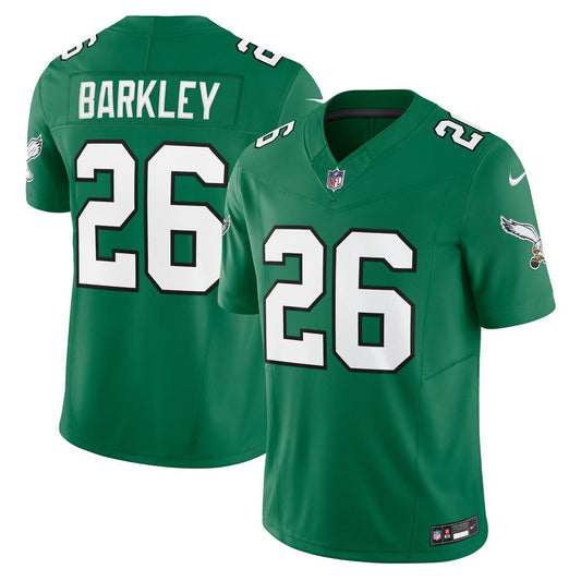 Saquon Barkley Philadelphia Eagles Nike Kelly Green Alternate Vapor F.U.S.E. Limited Jersey